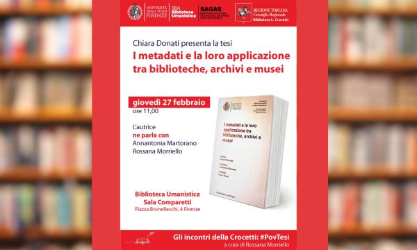 #POVTesi Gli Incontri della Crocetti 27 febbraio ore 11